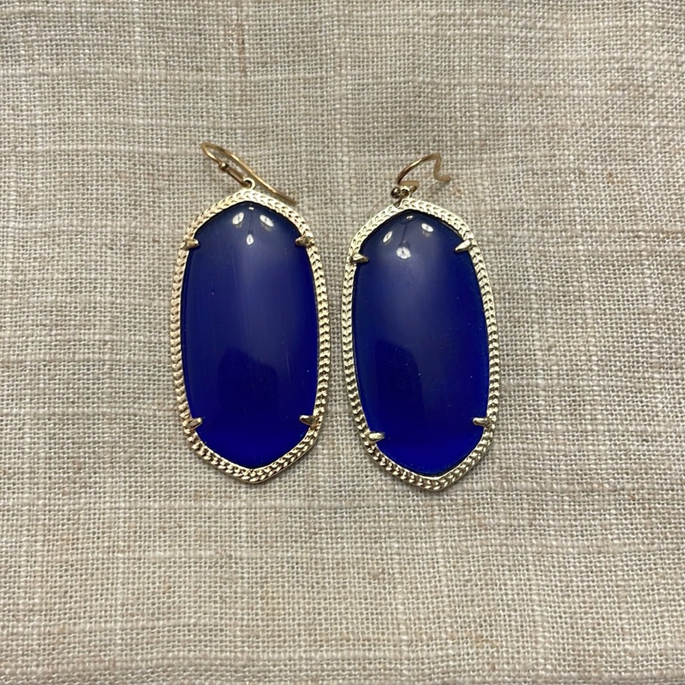 Kendra Scott blue earrings